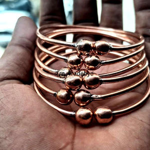 Bold <b>Copper</b> Fashion Bangles <b>for</b> <b>Men</b> Timeless Accessory <b>for</b> Classic Outfit Styling by Tradebyd - Product Image 1
