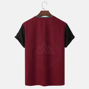 เสื้อยืดแขนสั้นของผู้ชายดีไซน์ทรงสลิมฟิตปรับแต่งได้สไตล์ออกล่าสุด - Product Image 2