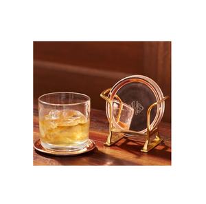 Dessous de verre en cuivre et support en laiton Forme Ardoise noire Sous-verres pour dessous de verre pour une utilisation à la main au meilleur prix - Product Image 5