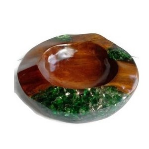 ชามไม้เรซินดีไซน์ทำจากไม้ - Product Image 3