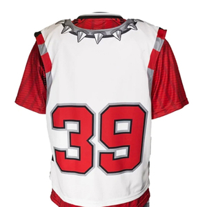 Durable Material Comfortable Printed Lacrosse Jersey Shorts Set Breathable Quick Dry Professional Training Uniforms Bulk - Product Image 6