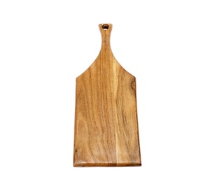 Wholesale Custom Acacia Wood Cheese Board Cutting Block Chopping Boards with Handle for Serving Food <b>Set</b> of 4 Chopping Boards - Product Image 4