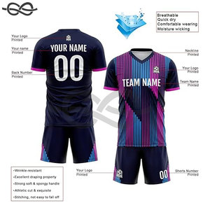 Prix de gros Meilleure vente Top Qualité Nouveau Design Maillots de football Vêtements de football Chemise Couleur personnalisée Maillots de football personnalisés - Product Image 4