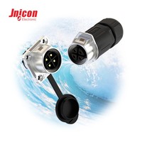 Conector Industrial Impermeable de Bloqueo Rápido de 4 Pines Macho/Hembra 20A 300V MJ20 IP67 para Caja de Distribución de Energía Personalizada