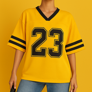 Manfinity-Jersey deportivo con estampado de letras a rayas para mujer, Jersey ajustado de manga larga con cuello redondo, dobladillo regular de secado rápido - Product Image 2