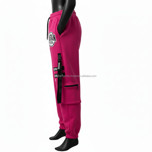 Pantalones Deportivos para Mujer, Tela de Felpa Premium de 300 GSM, Suaves, Cálidos, Cintura Elástica, Colores Vivos, Logotipo Personalizado, Impresión de Alta Densidad - Product Image 3