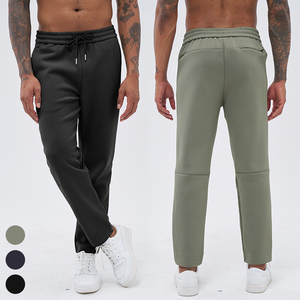 Pantalons de survêtement personnalisés avec logo Hip Hop, pantalons en molleton empilés, pantalons de jogging pour hommes, taille élastique, pantalons de jogging évasés empilés - Product Image 1