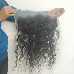 ผมแท้พรีเมียมอินเดียแบบ Remy 13x4 พร้อมช่อผมธรรมชาติจากบริเวณวิหาร ติดทนนาน น้ำหนัก 100 กรัม - Product Image 3
