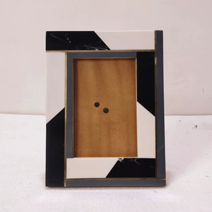 Marco DE FOTOS ecológico cuadrado de madera maciza A4 8x10 arte de pared rústico de madera dura de nogal para boda/cumpleaños - Product Image 1