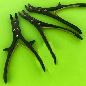 Rongeurs, pinces et gouges chirurgicales Ruskin Bone Leksel Stille, ensemble de 3 pièces, instruments de chirurgie orthopédique, outils manuels en métal - Product Image 3