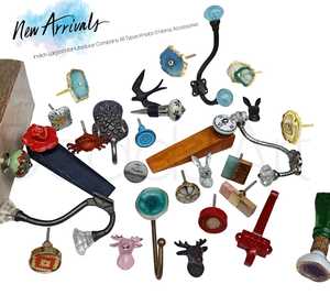 Mate Black <b>Cast</b> <b>Iron</b> Wall Mounted <b>Coat</b> <b>Hooks</b> & Keychain Hangers Railway Nail Style - Product Image 3