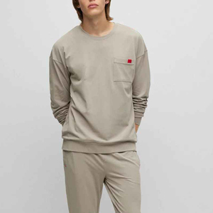 2025 nuevo diseño personalizado etiqueta privada Sudadera de manga larga de algodón polar bordado invierno ropa Casual de secado rápido - Product Image 4