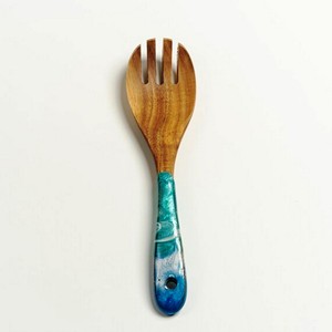 Juego de Cubiertos para Servir Ensaladas Mirha International, Talla S, con 2 Espátulas, Madera Natural, Utensilios Hechos a Mano Sostenibles - Product Image 3