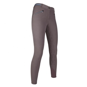 Impresionantes Pantalones de mujer antideslizantes 360, pantalones elásticos de tela de alta tecnología, ropa ecuestre, pantalones de equitación personalizados al por mayor - Product Image 6