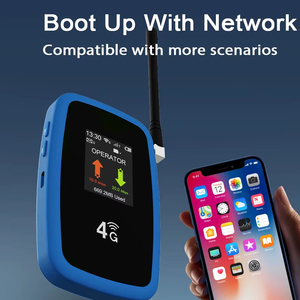 3900mAh pin ăng-ten bên ngoài 4G Bộ định tuyến không dây 4G với thẻ Sim wifi di động bỏ túi Bộ định tuyến esim Bộ định tuyến mifis hotspot - Product Image 2