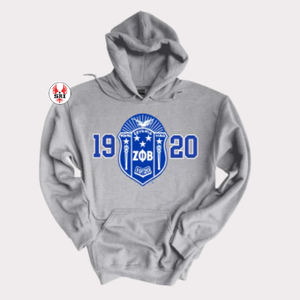 Sweat à capuche en molleton de coton brodé Zeta Phi Beta Sorority pour femme |   Sweat-shirts à capuche en polyester grec brodés pour femmes de la sororité ZPB - Product Image 5