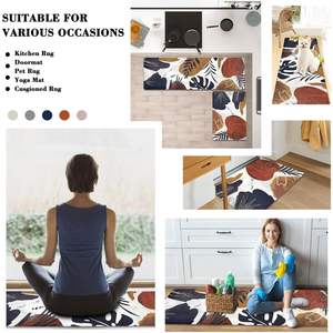 Tapis anti-fatigue sur mesure en PVC avec surface en cuir et base en mousse SBR antidérapante pour la maison et les entreprises - pour les couloirs - Product Image 6