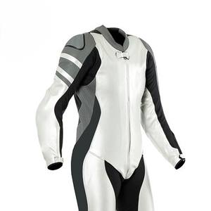 Trajes de moto hechos de cuero Kivotech 100% hechos de material de cuero genuino Trajes de cuero de una pieza para unisex - Product Image 3