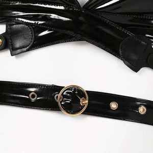 Sujetador Deportivo Sexy de Spandex/Poliéster con Soporte Alto, Espalda Cruzada y Encaje, con Logotipo Frontal - Secado Rápido y Transpirable para Yoga y Running - Product Image 6