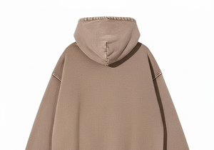 เสื้อฮู้ดดี้ผ้าฝ้ายถักคุณภาพสูง 300gsm ทรงปกติ เป็นมิตรกับสิ่งแวดล้อม ระบายอากาศได้ดี สกรีนโลโก้ด้านหน้าได้ตามต้องการ ใส่ได้ทั้งชายและหญิง สำหรับฤดูใบไม้ร่วง - Product Image 4