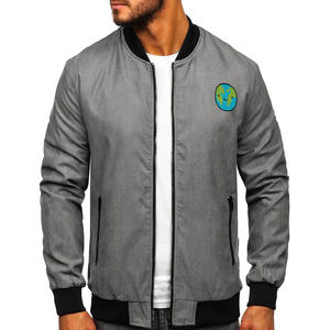 Blouson aviateur de créateur pour hommes de haute qualité avec tissu léger fabriqué avec logo personnalisé blousons aviateur pour hommes - Product Image 1