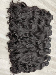 Extensiones de cabello crudo vietnamita de la mejor oferta 2025, cutícula alineada, sin cobertizo, sin enredos, mechones de cabello ondulado Natural, envío directo - Product Image 3