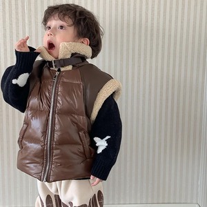 เสื้อกั๊กหนังกันน้ำระบายอากาศได้ดีสำหรับผู้ชายเสื้อด้านนอกแบบประกบกันสำหรับฤดูหนาว - Product Image 4