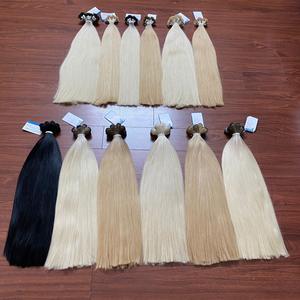 Prêt Ship Frontal Type Vietnamien Remy Cuticule Aligné Cheveux Bundle Pas Cher Prix Cheveux En Vrac T56 Modèle 100g Extensions Raides - Product Image 6