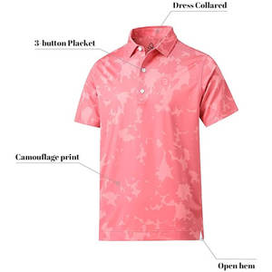 Camiseta de Polo de Golf para Hombre de Tela Suave, Ropa Deportiva Cómoda para Verano al Aire Libre - Product Image 6