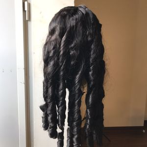 Excelente calidad 13x4 encaje frontal agua rizado Bob PELUCAS CABELLO humano rizado profundo para pelucas de trama Genius - Product Image 3