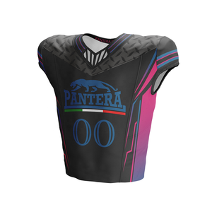 Maillots de football américain personnalisés pour hommes, qualité professionnelle OEM ODM, manches courtes, été, en gros, sublimation avec numéros et noms des joueurs - Product Image 2