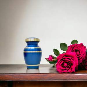 Petites urnes pour cendres humaines Urne pour cendres humaines Femme adulte Maman et papa Funérailles pour petits souvenirs, livrée avec un étui en velours noir - Product Image 3