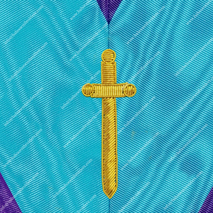 Masonic Regalia Collar de Oficial unisex Memphis Misraim Rite Roofer para uso en la iglesia para adultos - Product Image 2