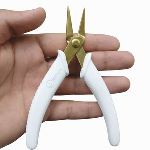 Premium Round <b>Flat</b> <b>Nose</b> <b>Pliers</b> for Jewelry Making Tools Durable Stainless Steel with Comfortable Grip - Product Image 5