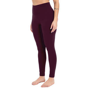 Pantalones de Yoga suaves sin costuras para mujer, mallas atléticas para correr, cintura alta, sin costuras, transparentes, con Control de barriga - Product Image 2