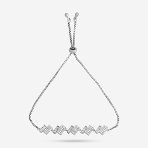 92.5 <b>Silver</b> Crystal <b>Bracelet</b> & <b>Bangle</b> 188418 Collection - Product Image 1
