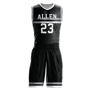Custom Professional Men's Basketball Uniform Sets Quick Dry & Breathable Jersey Printed Technics OEM Service - Product Image 4
