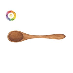 Ensemble d'ustensiles en bois personnalisés, cuillère et fourchette, matériau naturel, design élégant - Product Image 4