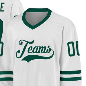 Maillot de hockey sur glace personnalisé de haute qualité, nouveau modèle 2025, en twill brodé, pour hommes, en faible quantité minimale de commande, OEM - Product Image 2