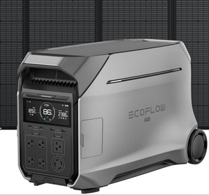 2026 NEW FlowsDELTA Pro + 400W Solar Panel - DELTAPro-400W-US Portable Power <b>Stations</b> - Product Image 1