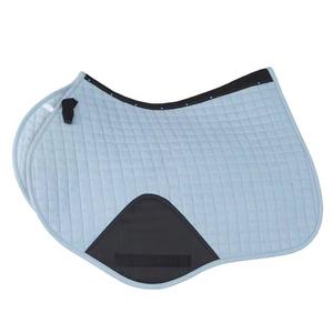 Nouveau tapis de selle de course de chevaux à la mode, style anglais, avec logo personnalisé, tapis de selle carrés en daim matelassé, dressage occidental - Product Image 1