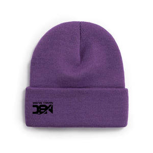 Bonnet d'hiver décontracté et élégant de qualité supérieure pour l'extérieur, avec logo personnalisé, sans revers, faible MOQ, best-seller. - Product Image 4