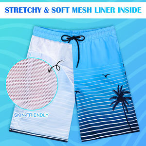 Shorts de plage géniaux pour hommes avec tissu extensible, shorts de surf respirants et shorts de plage élégants pour l'été - Product Image 6