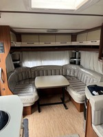Caravane Mini Pop-Up Hobby 2015, camping-car avec suspension indépendante, cuisine de luxe, capacités tout-terrain, 6 couchages, lit fixe taille 1