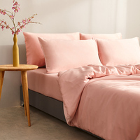 Parure de lit bébé en tissu 100 % bambou, style simple, écologique, 300 fils, avec housse et drap tissés, pour la saison d'automne – Fournisseur chinois