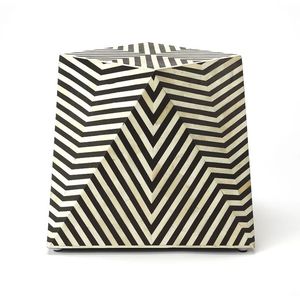 Handmade Modern Style Bone Inlay Bedside <b>Table</b> with Rod Stool Design Eco-Friendly Bedroom Furniture by Beautiful - Product Image 2