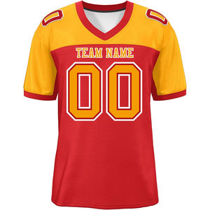 Clubwear Maillots de Football Américain Urbain Streetwear Sportswear À Séchage Rapide Polyester Maille Respirant Sublimation Logo Personnalisé Nom - Product Image 1