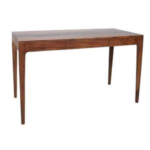 Bureau de charme du vieux monde Bureau de bureau à domicile solide en bois d'acacia rustique avec tiroir pour hôtels et ateliers - Product Image 2