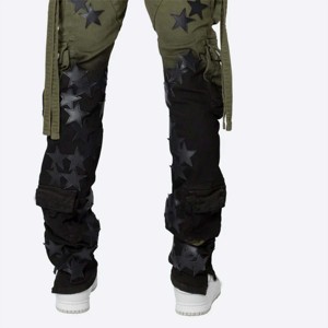 High Quality Cargo Denim Pants For <b>Men</b> And Women Comfortable And Stylish Perfect For Casual Wear And Outdoor Activities - Product Image 6