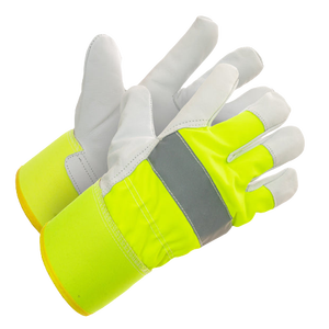 Gants de travail en cuir de vachette de haute qualité, best-seller, durables, anti-chaleur, pour travaux lourds, jardinage, sécurité, FARSANA - Product Image 3